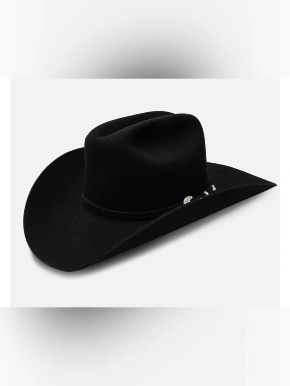 Stetson Corral 4X Black Buffalo Felt Cowboy Hat 6 7/8 Small
